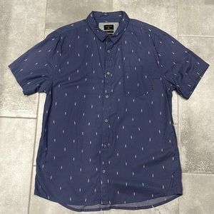 Quiksilver Button Down Shirt, Modern Fit, XXL